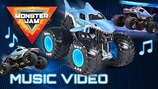 Megalodon Fan Music Video 🦈🎶  Monster Jam Trucks Song 5 [upl. by Sonitnatsnok447]