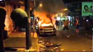 Caldas Country 2012 CARRO PEGANDO FOGO NA RUA PARTE 3 [upl. by Cecil]