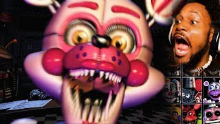 EVERY ANIMATRONIC EVER were gonna die  FNAF Ultimate Custom Night 1 [upl. by Nerty]