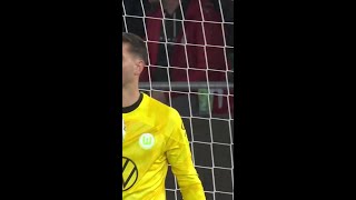 Koen Casteels with a Gk Save vs Bayern München [upl. by Annaerdna]