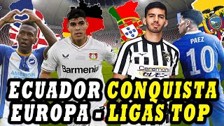 ¡CONOCE LOS 24 JUGADORES 🇪🇨 QUE JUEGAN EN LIGAS TOP DE EUROPA FUTBOLISTAS ECUADOR 2024 🇪🇨💥 ¡LA TRI [upl. by Touber465]