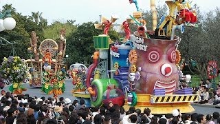 【19832013】東京ディズニーランド デイ・パレードの歴史 Tokyo Disneyland [upl. by Kciwdahc]