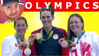 Triathlon Rio 2016 Olympics Womens Highlights [upl. by Aihtniroc784]