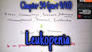 Leukopenia chapter 34 part 9 Guyton and Hall text book of physiology [upl. by Spurgeon183]