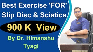 Home exercises for lower back painsciaticaslip disc Dr Himanshu Tyagi [upl. by Arenahs386]