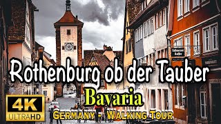 Rothenburg ob der Tauber Bavaria Germany Walking Tour 2024 [upl. by Amann]