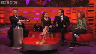 Russell Crowe controls the red chair  The Graham Norton Show  Series 13 Episode 11  BBC One [upl. by Araj]