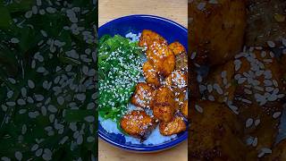 Honey Sriracha Salmon Bites 💔💔💔 asmr easyrecipe recipe shorts food [upl. by Eibrad751]