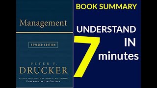 【Fast Learning】Management By Peter F Drucker Book Summary [upl. by Anilrats]