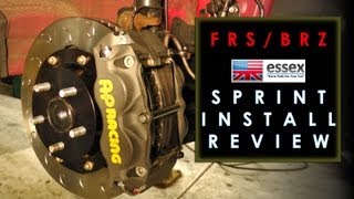 Scion FRS BRZ AP Racing Brake Install Review  Essex Sprint Kit [upl. by Audris945]