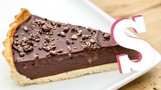 Classic Chocolate Tart Recipe  Sorted Food [upl. by Burnaby270]