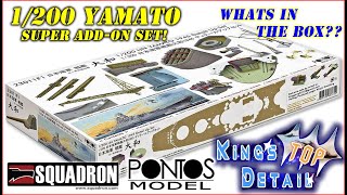 1200 IJN Yamato Battleship Gallery Model Kit Super Upgrade Set from Pontos Model amp Kings Top Detail [upl. by Iong]