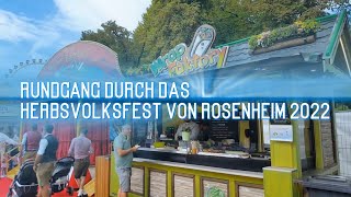 Herbstfest Rosenheim Rundgang 2022 [upl. by Ecnerrat415]