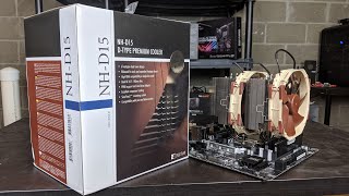 Noctua NHD15 Unboxing Overview amp Installation LGA 115x amp AM4 [upl. by Melac]