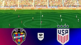 FC 24 LEVANTE UD W vs USWNT  Aug 31 2024  Friendly Match  PS5 Gameplay [upl. by Evangelia]