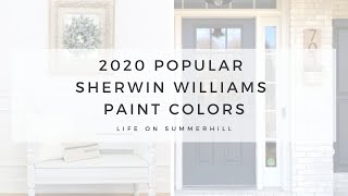 Popular Sherwin Williams Paint Colors [upl. by Hemminger810]