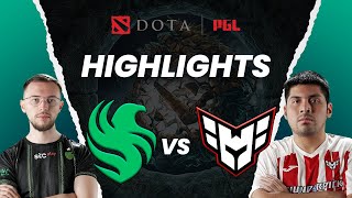 Team Falcons vs Heroic  HIGHLIGHTS  PGL Wallachia S1 l DOTA2 [upl. by Larred]