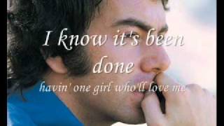 Neil Diamond  Solitary Man W Lyrics [upl. by Ttelrahc]