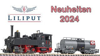 Liliput Modellbahn Neuheiten 2024  Spur H0 N und H0e [upl. by Ennylcaj635]