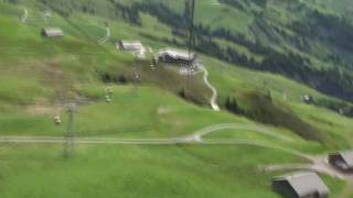 HD First Flyer  First Flieger  Top of First Grindelwald Switzerland [upl. by Vasilis748]