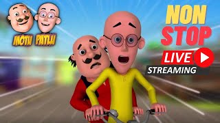 Non Stop Motu  Patlu  मोटू पतलू  4 Hours motupatlu motupatlukijodi motupatlucartoon [upl. by Ahsael765]