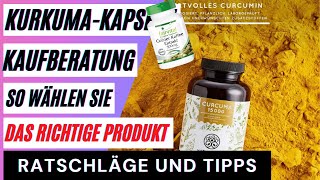 KurkumaKapseln Vergleich Die besten CurcumaKapseln im Test So wählen Sie das richtige Produkt [upl. by Eillac660]