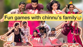 Chirich oru vazhi aayi😂  chinnunte familyde koode fun game tasks [upl. by Ailgna]