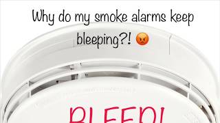 How to fix bleeping smoke alarms [upl. by Dorwin]