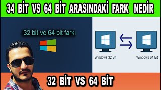 32 Bit ve 64 Bit Windows FarkÄ± Nedir  Windows 32 Bit ve 64 Bit FarkÄ± [upl. by Alicul366]