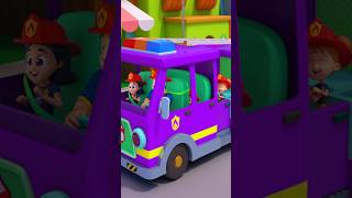 The Big Red Firetruck shorts nurseryrhymes vehiclesong ytshorts [upl. by Attalie]