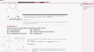 Lets study Organic Chemistry Amine Nomenclature Naming Amines [upl. by Yesteb]