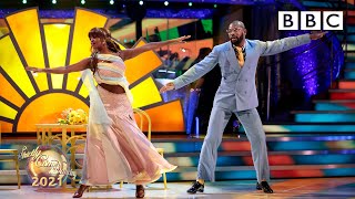 Ugo Monye and Oti Mabuse Quickstep to Bring Me Sunshine by The Jive Aces ✨ BBC Strictly 2021 [upl. by Laband]