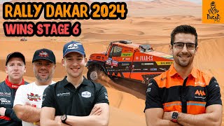 Stage 6 Results Dakar Rally 2024  Truck Martin Macík Wins 48 HR Stage [upl. by Tedie]