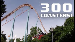 Riding my 300th Roller Coaster Goliath at Six Flags Over Georgia [upl. by Llieno489]