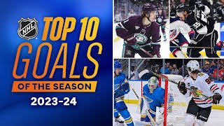 NHL Top 10 Goals of the 202324 Season [upl. by Akerley]