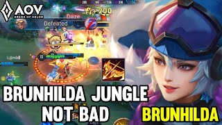 AOV  BRUNHILDA GAMEPLAY  IN JUNGLE NOT BAD  ARENA OF VALOR LIÊNQUÂNMOBILE ROV COT [upl. by Emina]