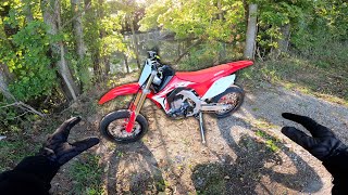 The CRF450RX makes an INSANE Supermoto [upl. by Krutz]