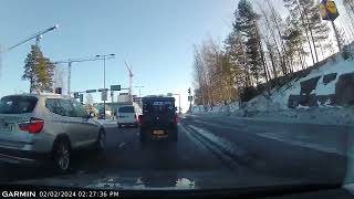 Driving in Finland No 21  tries to push in [upl. by Solhcin]