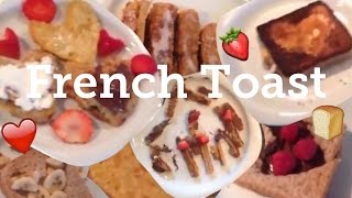 Verschiedene French Toast Rezepte und andere Ideen [upl. by Lamont528]