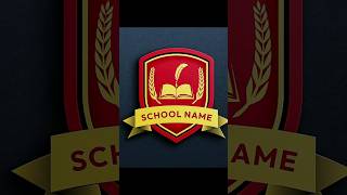 Quick School Education Logo Design  Adobe Illustrator Short Tutorial 🎨 Shorts [upl. by Eudoxia]