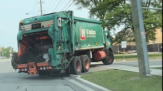 TorontoWasteco Rear Loader Commercial Waste [upl. by Hsekin]