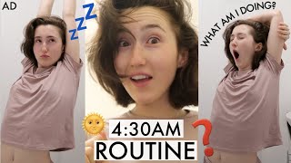 I WOKE UP AT 430AM    NEW LOCKDOWN MORNING ROUTINE [upl. by Nathan444]