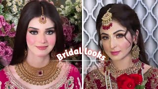 Pakistani Bridal looks Bridal makeup 💄 ideas video viral [upl. by Brunhilde]