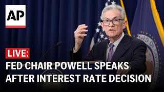 LIVE Federal Reserve Chair Jerome Powell speaks after FOMC meeting [upl. by Wexler]