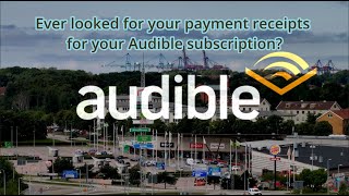 Where to find your Audible and Amazon Prime receipts [upl. by Ahsiem]