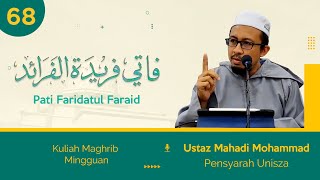 Siri 68  Pati Faridatul Faraid  Munkar Nakir Menanya Dalam Kubur  Ustaz Mahadi Mohammad [upl. by Trelu133]