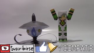 Tutorial de como hacer un Lampent  Hq  Papercraft [upl. by Sucramal]