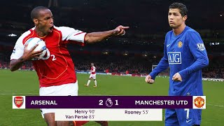 The Day Thierry Henry Showed Cristiano Ronaldo Who Is The Boss [upl. by Rollet]