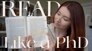 How to Read amp Take Notes Like a PhD Student  Tips for Reading Fast amp Efficiently for Slow Readers [upl. by Yanad690]