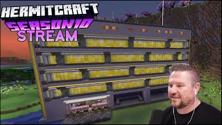 Farming and Detailing the City  Hermitcraft S10 Stream [upl. by Bumgardner154]